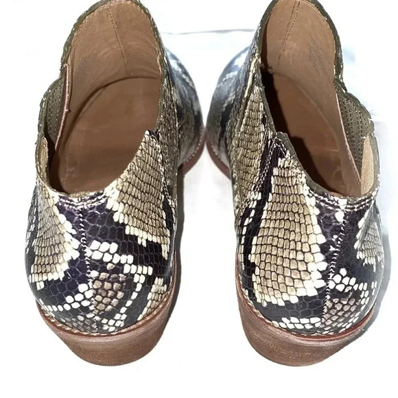 Madewell Sonia Low Chelsea Boot Snakeskin Print Size 7.5 - Picture 6 of 8